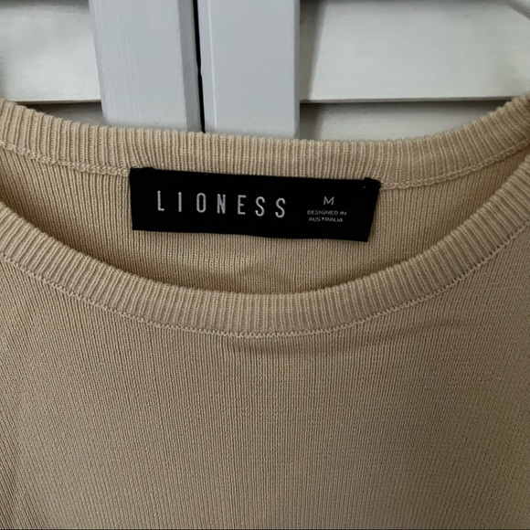 Lioness Military Minds Dress in Ecru - Picture 3 of 5